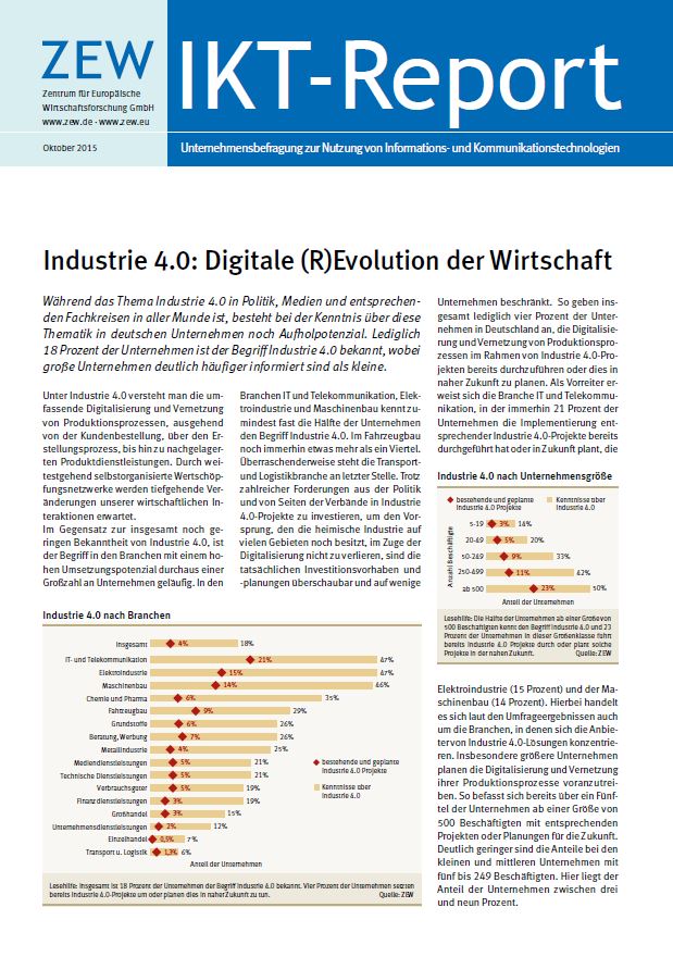 Industrie 4.0: Digitale (R)Evolution der Wirtschaft