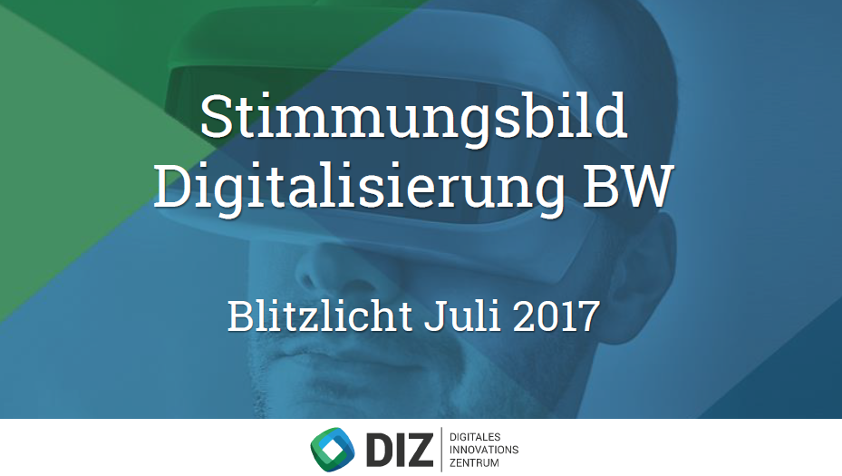 Online-Studie: Stimmungsbild Digitalisierung BW (Blitzlicht Juli 2017)